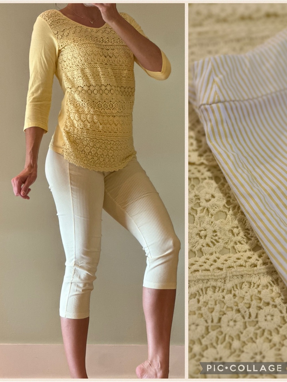 Kim Rogers Pale Yellow Outfit
